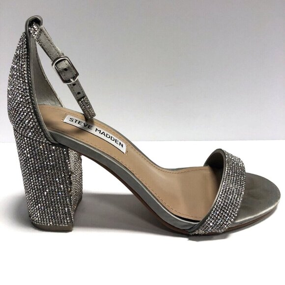Steve Madden Shoes - Steve Madden Women’s Delair, Ankle Strap Block Heels, Size 6.5M.